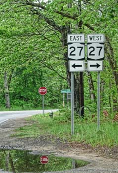 route 27 signs