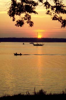 3 mile harbor sunset