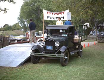 Classic Auto Rally Finish Line