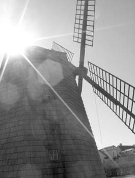 Windmill in water mill